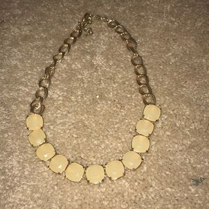 White shirt necklace